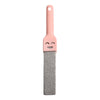 Natural pumice toilet cleaning brush with a pink handle and gray bristles
