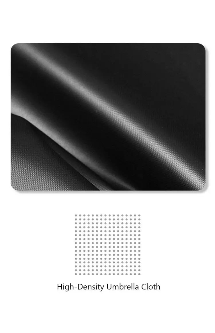 Close-up texture of high-density umbrella cloth showing fabric weave and smooth folds.