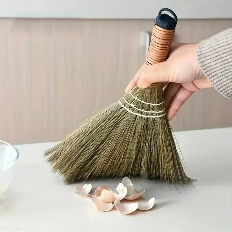 Handmade Natural Grass Broom for Surface Cleaning