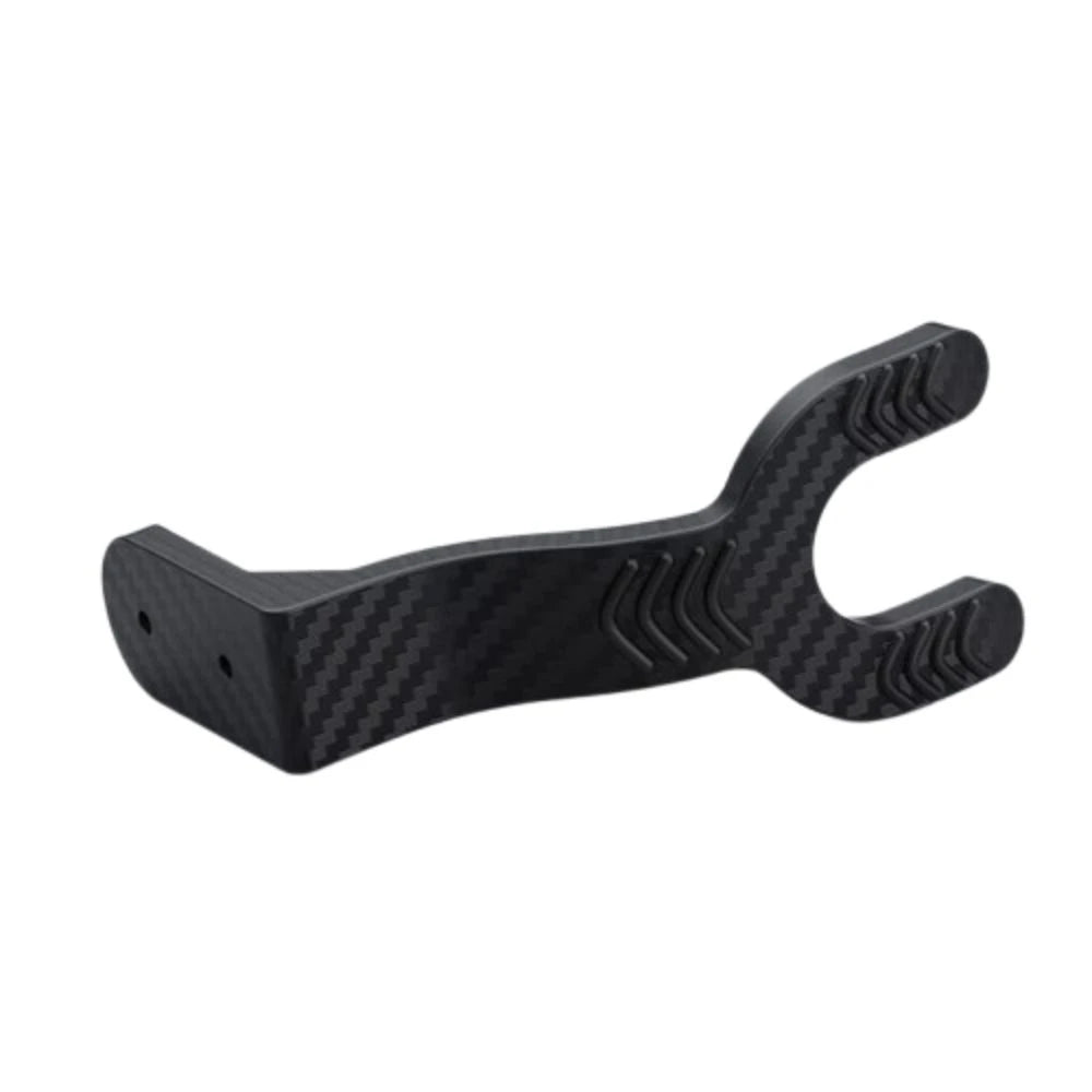 Black versatile multi-use wall hooks designed for organization