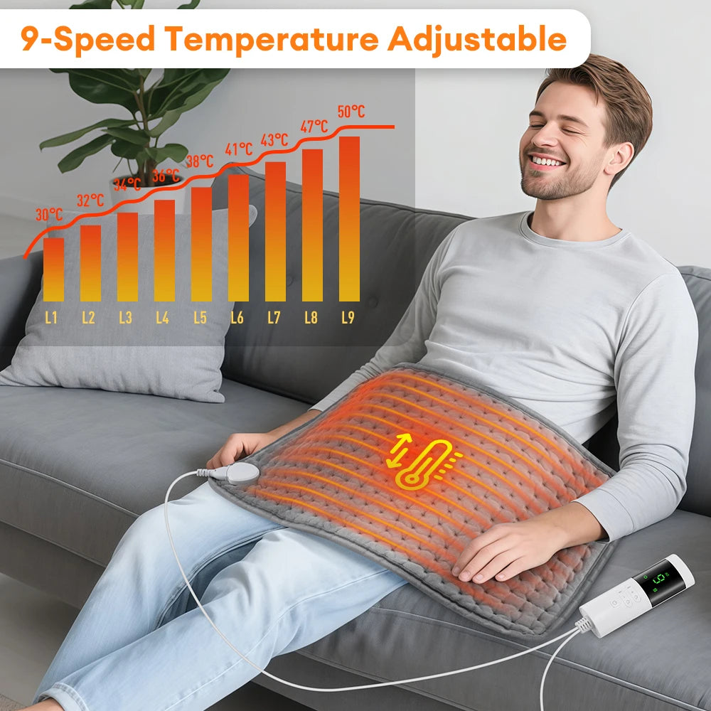 Electric Heating Pad for Muscle Relief and Warmth