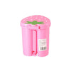 Pink wiederverwendbare Erdbeer-Dekor-Mülleimer mit Deckel