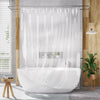Crystal Clear PEVA Shower Curtain with Weighted Magnets