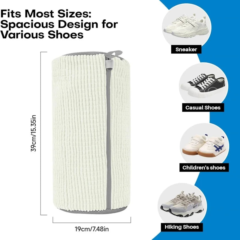 Reusable Shoe Cleaning Bags for Laundry