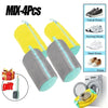 Yellow and gray durable shoe laundry bags for machine washing with a gift
