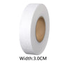 Rollo de cinta para dobladillo de tela pesada blanca, resistente, para coser con un ancho de 3.0 cm