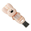 A pink silicone cleaning brush set with a cup and bottle cleaning attachment.