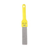 Yellow natural pumice toilet cleaning brush with a handle
