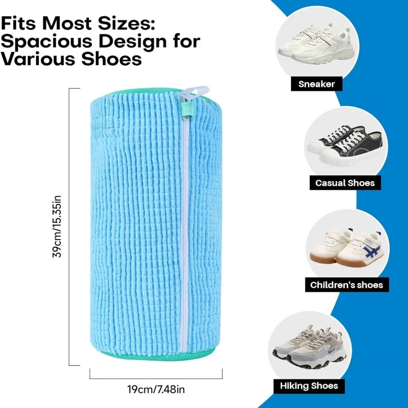 Reusable Shoe Cleaning Bags for Laundry