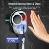 An infrared sensing open and close device for a toothbrush dryer, demonstrating 180 degree operation.