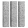 Three vertical bars of natural pumice stone cleaning sticks with a speckled gray texture.