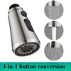 Silver 3-in-1 button conversion tool for household and beauty use