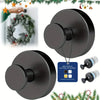 Black reusable suction cup hooks for glass and tile with various sizes available