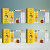 A set of Jakehoe professional tile stone crack repair agents in yellow boxes and glass bottles with applicator tools.