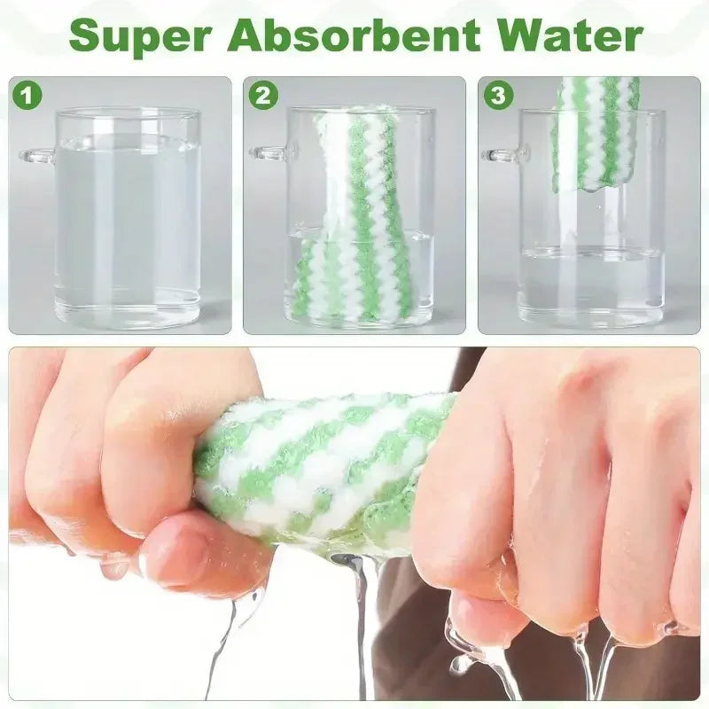 Thickened Coral Fleece Cleaning Cloths