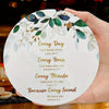 Floral Pattern Wooden Coasters