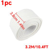 Roll of white heavy-duty waterproof caulk tape measuring 3.8cm or 1.49in, sold as one piece.