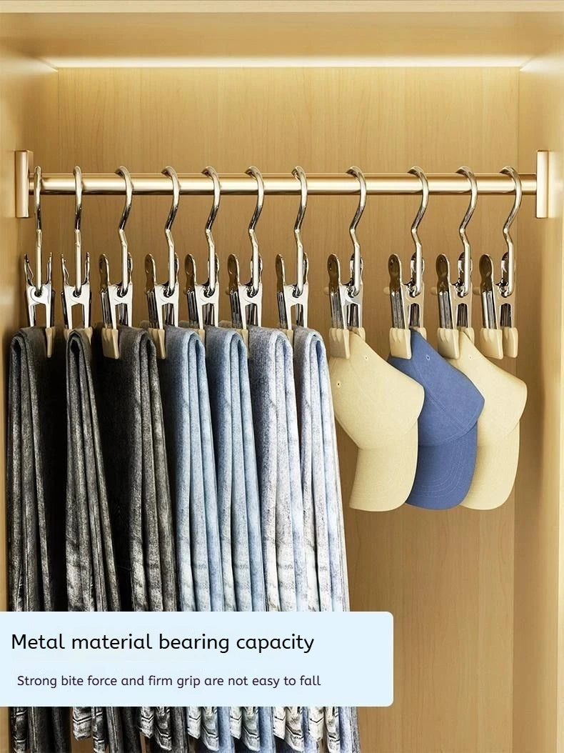 Stainless Steel Multi-function Clothespins for Clothes Organization