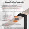 A set of heavy-duty adhesive door hooks is shown with measurements and a coin for scale.