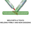 Two tubes of HAOXPNG solder paste are shown with text describing its moderate viscosity and delicate nature.