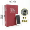A red box labeled The New ENGLISH Dictionary next to a smartphone showing a combination lock.