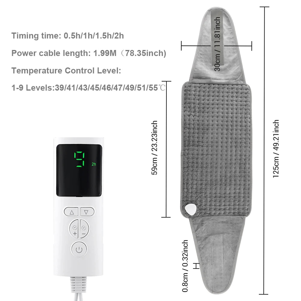 Electric Heating Pad for Muscle Relief and Warmth