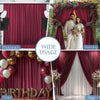 Telones de tela sin arrugas para diversos usos, como bodas, cumpleaños y decoración de escenario.