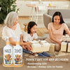 A set of farmhouse cow soap dispensers for household and birthday gifts shown in a bright kitchen setting.