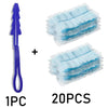 One disposable electrostatic duster refill and twenty cleaning wipes for household use