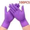 Fuchsia Nitrile Disposable Cleaning Gloves