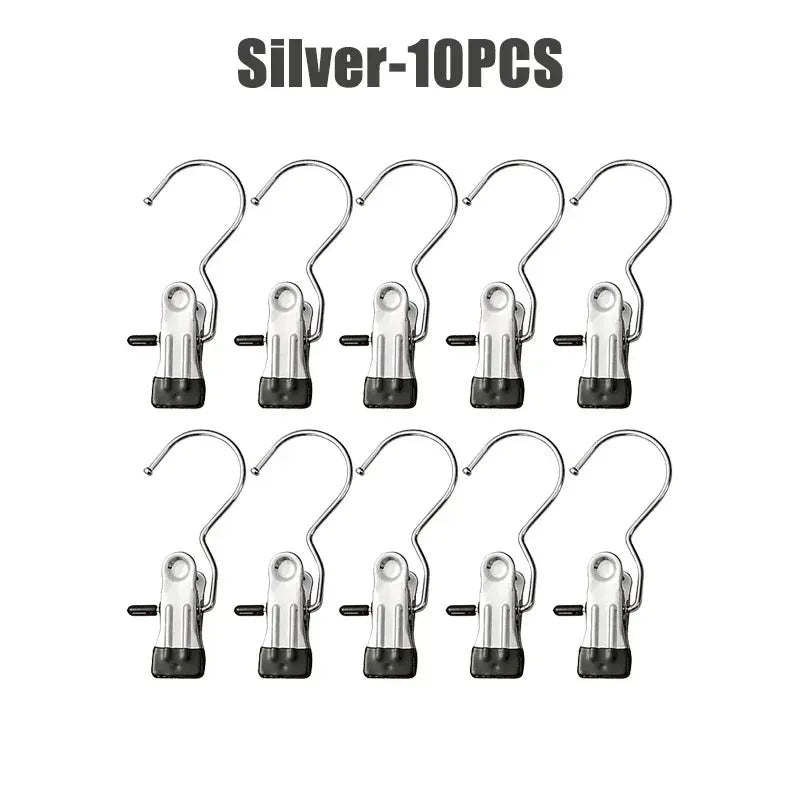 Stainless Steel Multi-function Clothespins for Clothes Organization