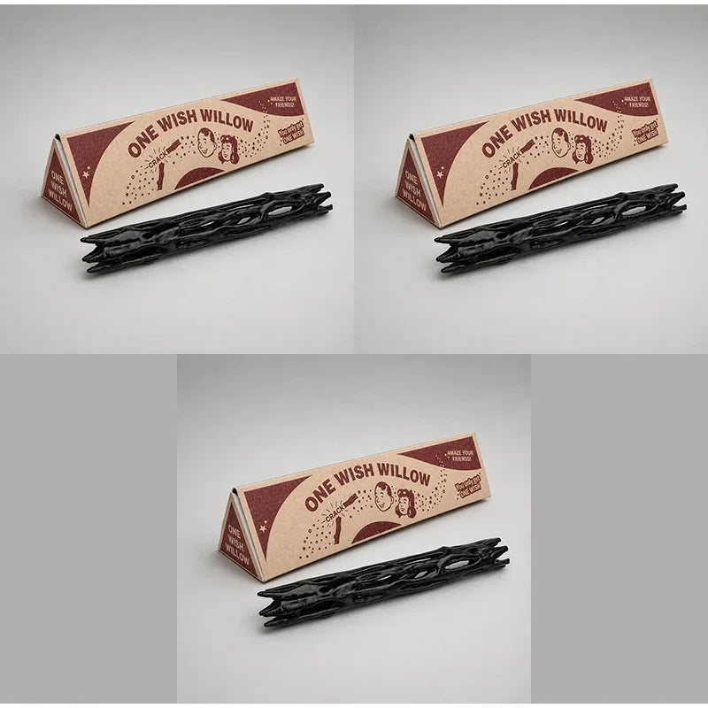 A set of willow sticks used as a night light projector, packaged in cardboard boxes.