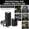 Rolls of multifunctional wire harness loom cloth tape used for various electrical applications