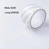 Roll of white heavy duty waterproof window screen repair tape with a wide 5cm and long 200cm measurement.