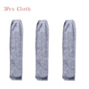 Three gray cloth items, likely cleaning cloths or similar textile products.