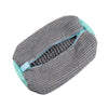 Bolsa para lavar zapatillas gris y verde azulado anti-deformación