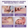 Verschiedene Massageanwendungen des Bestsellers eines Schönheitssalons über 31 Jahre, darunter Rückenmassage, Gua Sha und Dam