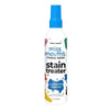 A bottle of Miss Mouth's Messy Eater stain treater spray with a blue cap and white label.