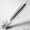 Stainless steel corn kernel remover peeler with dimensions 225mm and weight 107g