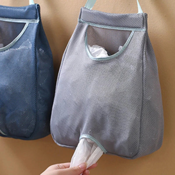 Wall Mounted Garbage Bag Storage Organizer