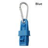 Blue durable glove clip with an ergonomic buckle for work safety