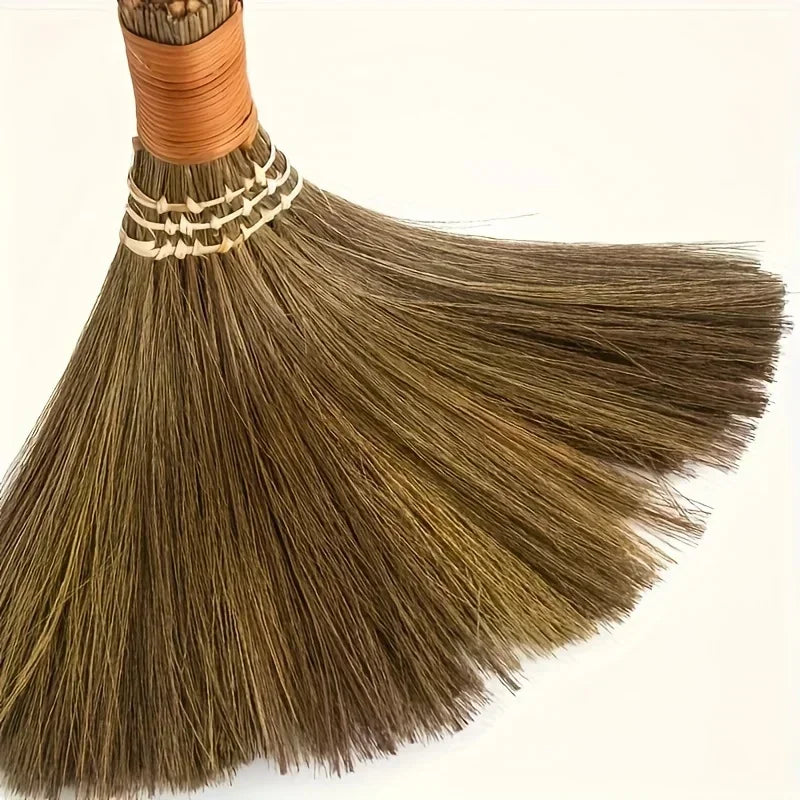 Handmade Natural Grass Broom for Surface Cleaning