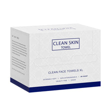 Caja de toallas limpias para la piel, suaves, biodegradables, de crueldad animal y veganas.