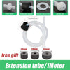 Extension tube 1 meter with various accessories including a check valve, bottle seal stopper, imported silicone tube, and gra