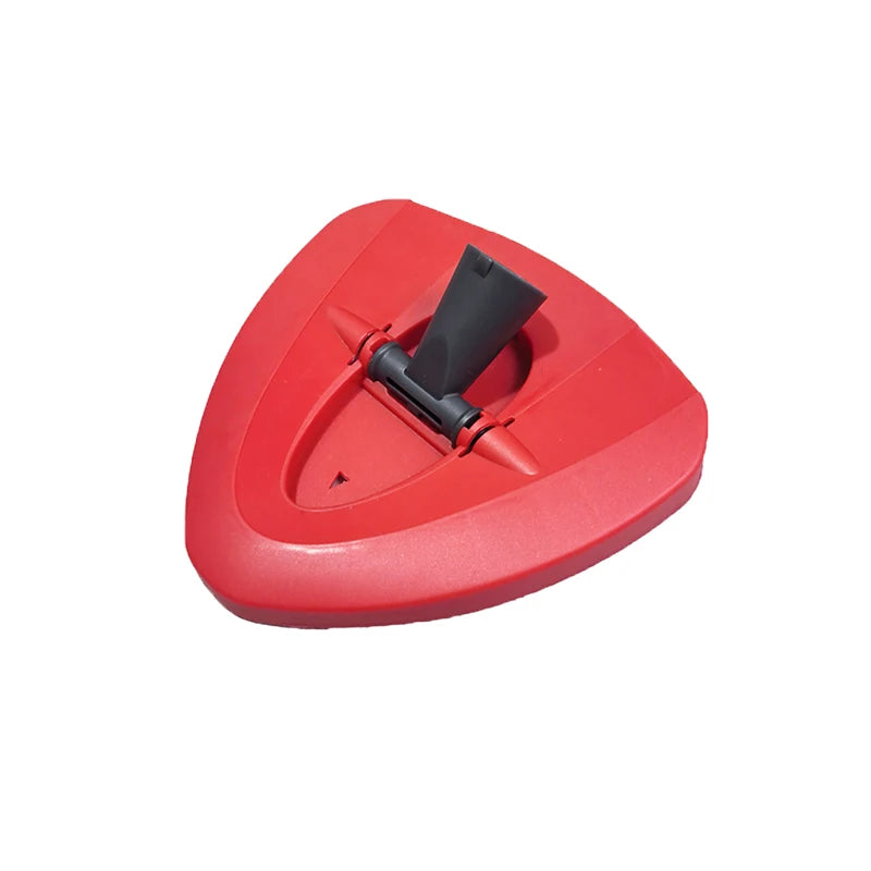 Red microfiber mop head replacement for spin mop systems