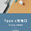 A white visual ear cleaning tool is shown next to a clear glass tube and rolled-up white material on an orange background.