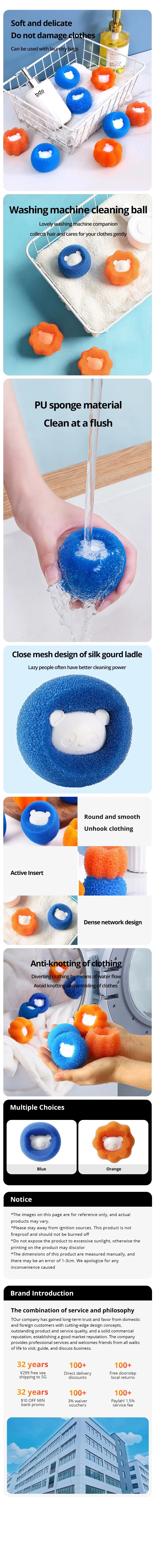 A hand is squeezing a blue laundry ball, demonstrating the cleaning power of reusable pet hair catcher laundry balls.