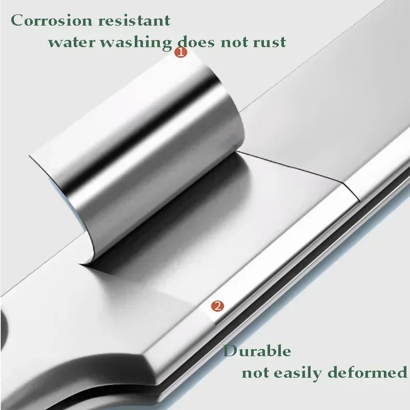 Stainless steel acne and blackhead remover kit demonstrating corrosion resistance and durability.