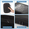 Black durable waterproof mesh bags for insulin peptide storage with a silky smooth zipper