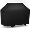 Carcasa negra para parrilla universal con tapa inclinada y asa lateral.